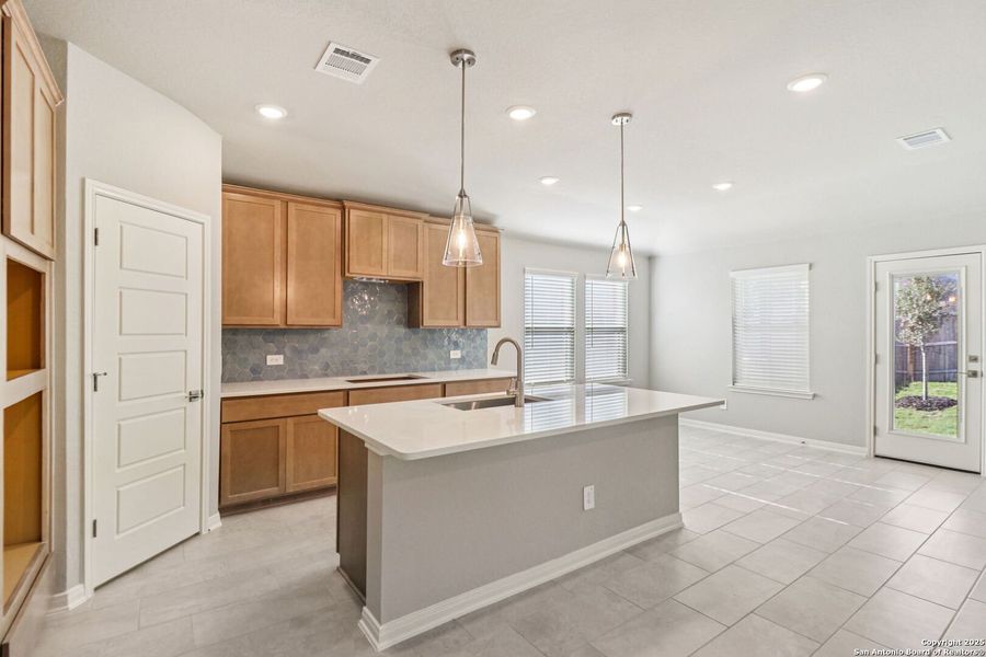 Furnished interior view inside a new home in Arcadia Ridge - Classic Series, San Antonio (Image 9).