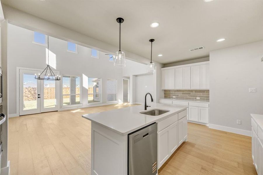 Furnished interior view inside a new home in Wellington, Fort Worth (Image 5). Furnished interior view inside a new home in Wellington, Fort Worth (Image 5).