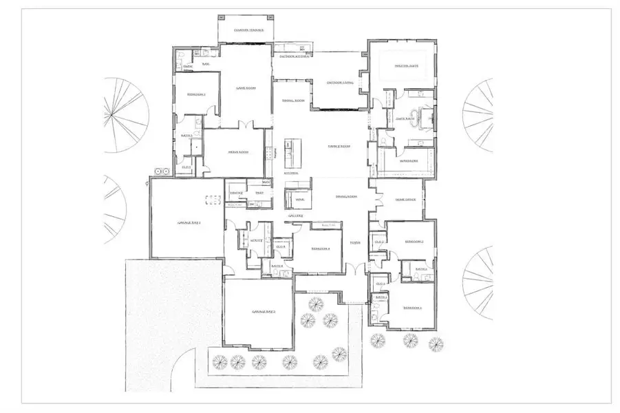 2D floor plan layout of this home in , Flower Mound, TX (Image 2). 2D floor plan layout of this home in , Flower Mound, TX (Image 2).