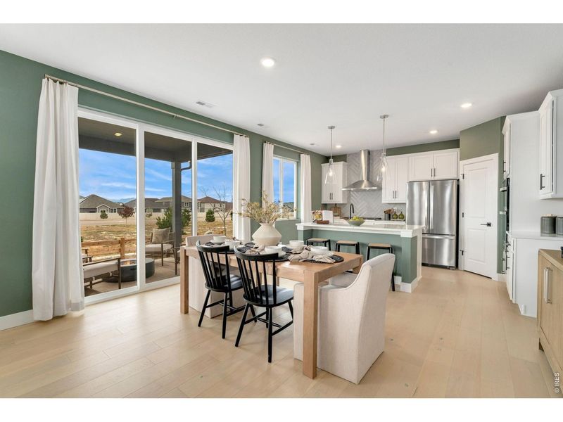 Furnished interior view inside a new home in Hidden Creek, Frederick (Image 15).
