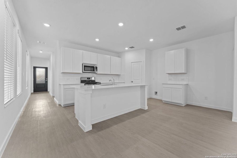 Furnished interior view inside a new home in Hightop Ridge, Converse (Image 6).