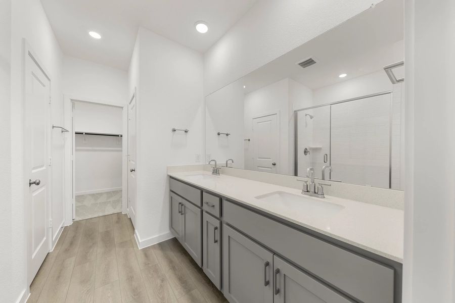 Primary Bathroom featuring the Milan Collection