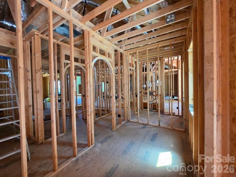 In-progress construction of a new home in , Arden, NC (Image 22).