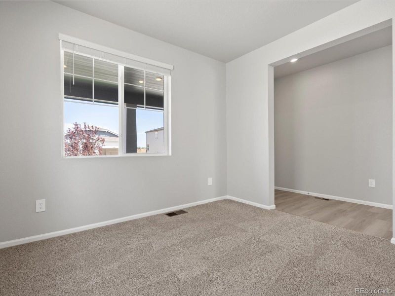 Spacious, unfurnished interior of a new home in Poudre Heights: The Alpine Collection, Windsor (Image 28).