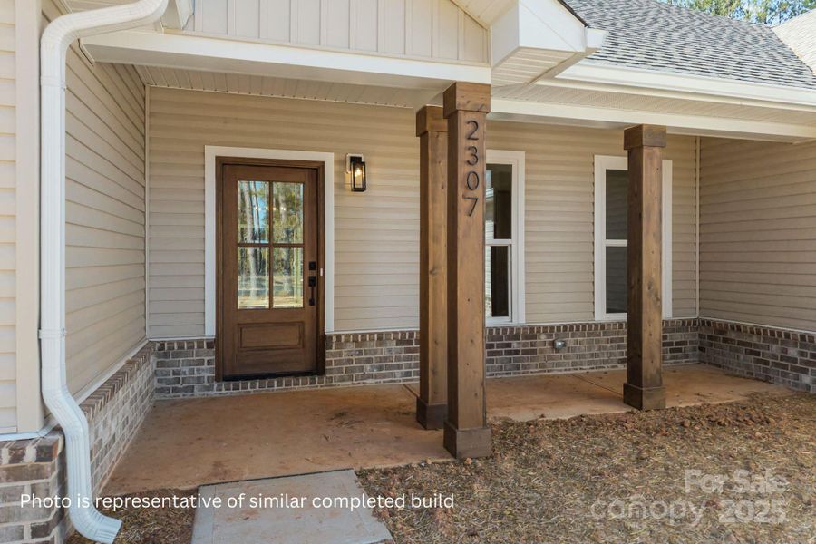 Exterior details and patio area of a home in , Lincolnton (Image 3). Exterior details and patio area of a home in , Lincolnton (Image 3).