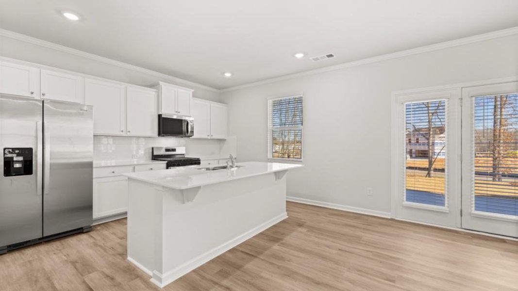 Furnished interior view inside a new home in Braselton Village, Braselton (Image 4). Furnished interior view inside a new home in Braselton Village, Braselton (Image 4).