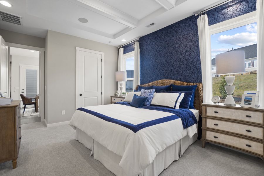 Representative furnished interior of a home built from the Pembrooke by Taylor Morrison in Esplanade at Northgate, Indian Trail (Image 11).