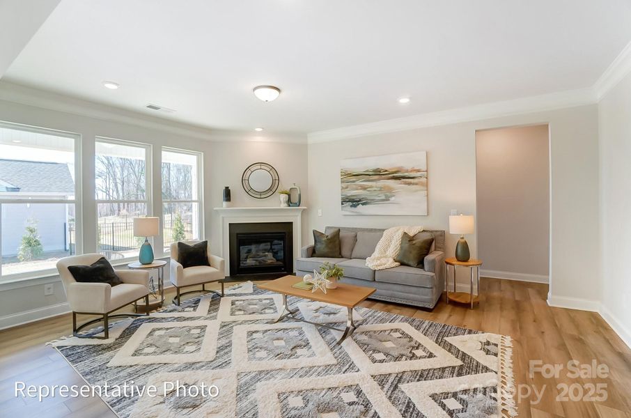 Open family room Open family room