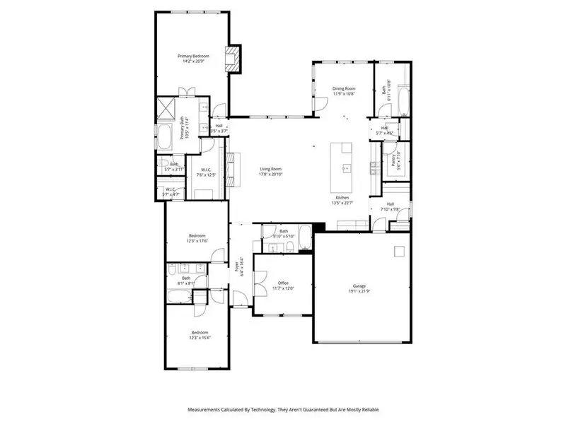 2D floor plan layout of this home in , Aledo, TX (Image 5).