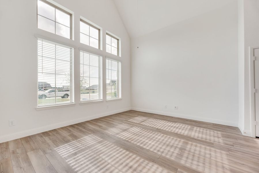 Representative unfurnished interior of a home built from the Mulberry by Pacesetter Homes in Elevon, Lavon (Image 14). Representative unfurnished interior of a home built from the Mulberry by Pacesetter Homes in Elevon, Lavon (Image 14).