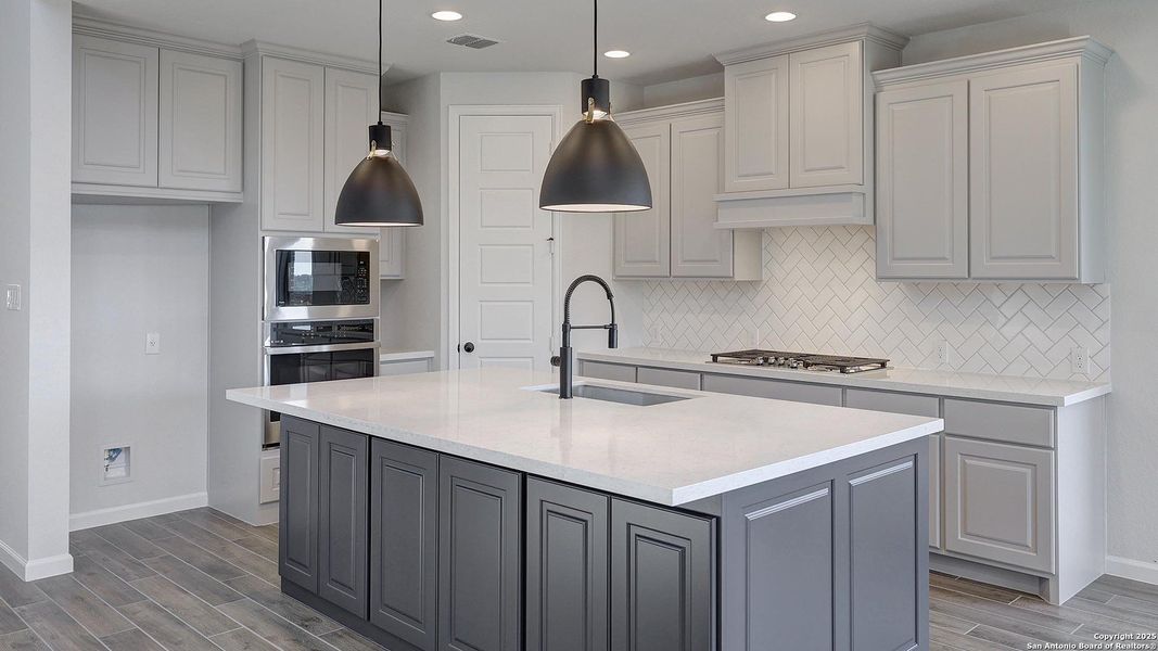 Furnished interior view inside a new home in Arcadia Ridge 50', San Antonio (Image 9).