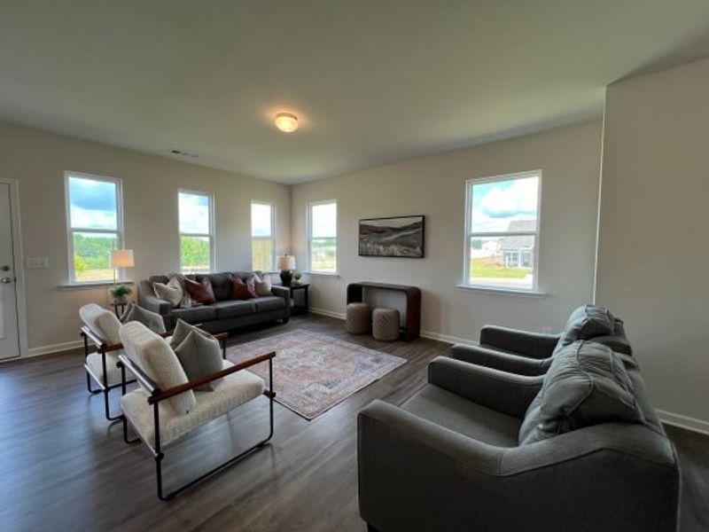 Representative furnished interior of a home built from the Springdale Townhome by Piedmont Residential in The Retreat at Browns Ridge, Newnan (Image 8).