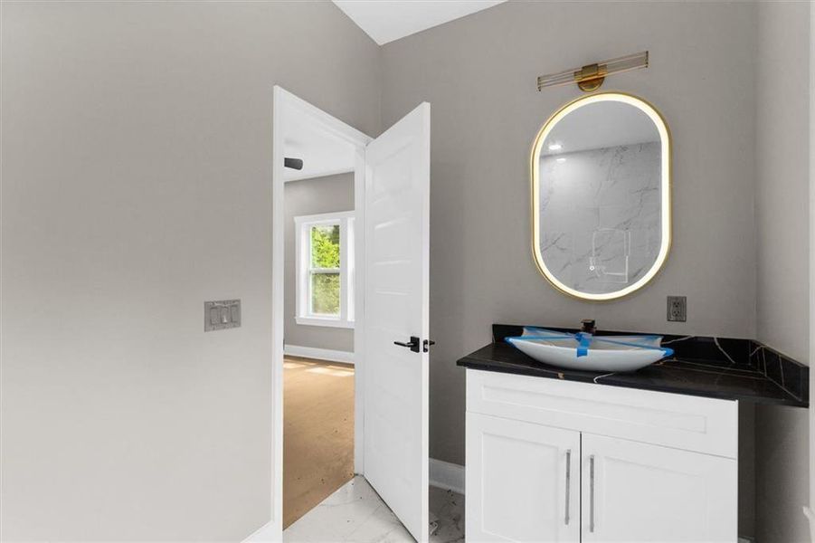 Furnished interior view inside a new home in , Atlanta (Image 10).