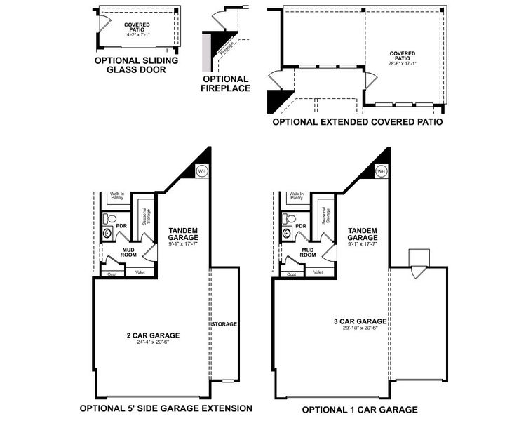 2D floor plan layout for the Biltmore by Beazer Homes in COLTON: Prestige Collection, Todd Mission, TX (Image 5). 2D floor plan layout for the Biltmore by Beazer Homes in COLTON: Prestige Collection, Todd Mission, TX (Image 5).