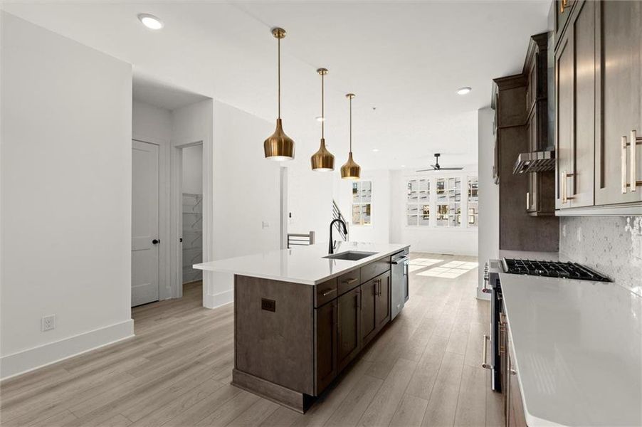 Furnished interior view inside a new home in , Alpharetta (Image 11).