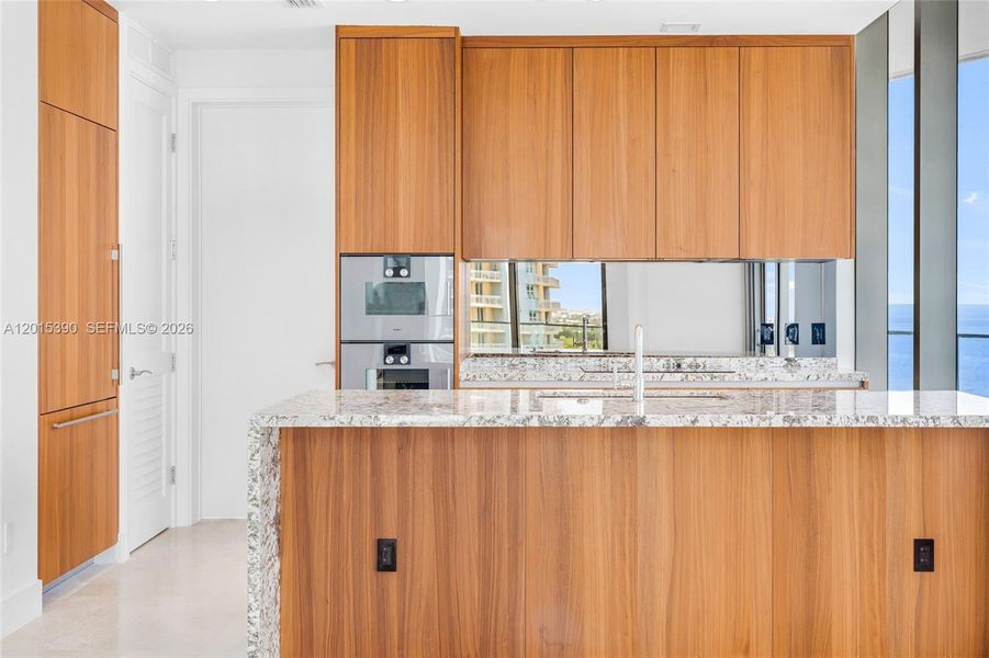 Furnished interior view inside a new home in , Miami (Image 11).
