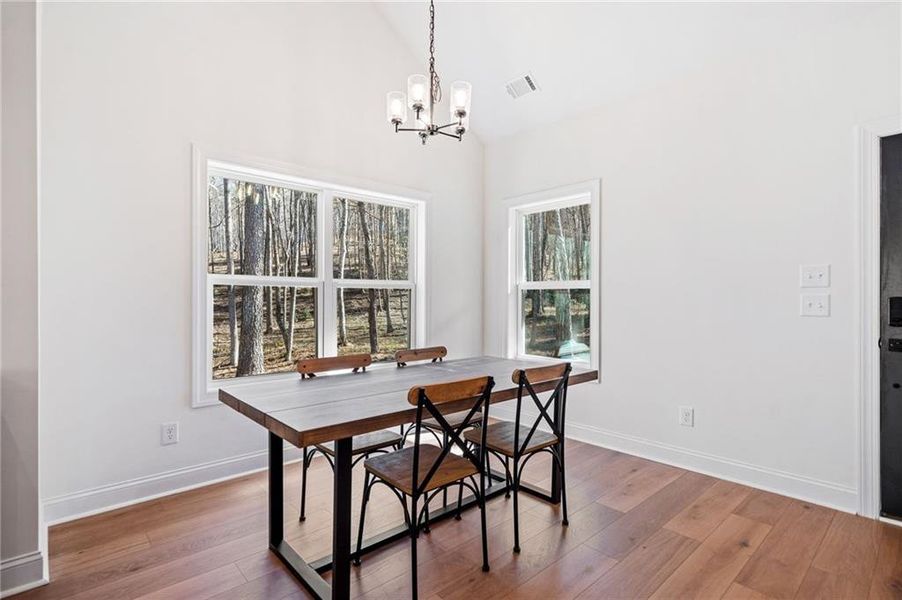 Furnished interior view inside a new home in , Talking Rock (Image 6).
