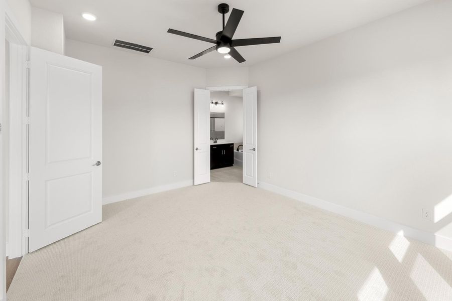 Spacious, unfurnished interior of a new home in Discovery Collection at Painted Tree Village, McKinney (Image 22). Spacious, unfurnished interior of a new home in Discovery Collection at Painted Tree Village, McKinney (Image 22).