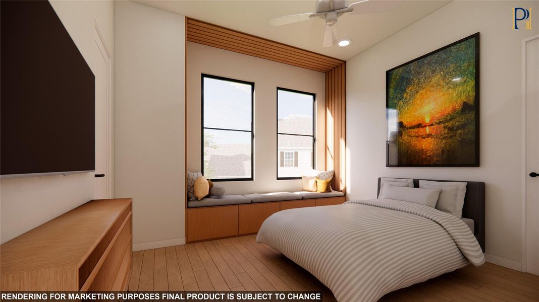 Furnished interior view inside a new home in , Katy (Image 19).