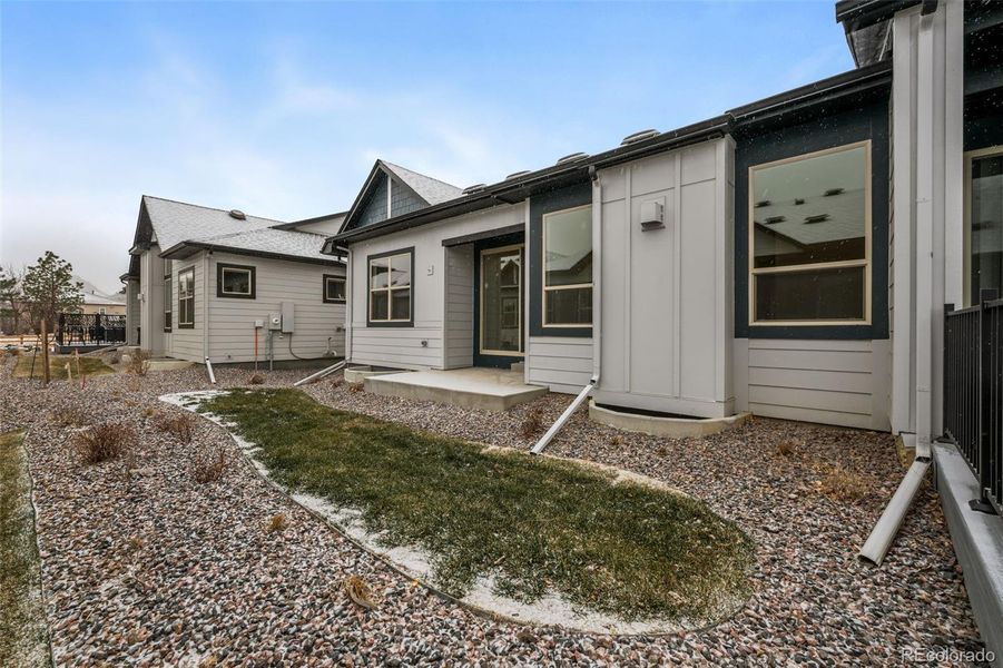 Exterior details and patio area of a home in Deer Creek, Littleton (Image 3).