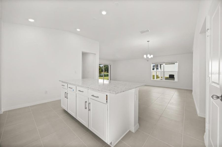 Furnished interior view inside a new home in Hickory Ranch, Auburndale (Image 8).