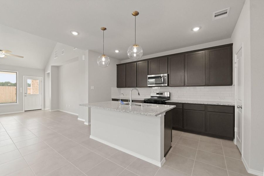 Furnished interior view inside a new home in The Trails, New Caney (Image 13).