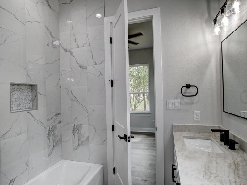 Furnished interior view inside a new home in , Bastrop (Image 12). Furnished interior view inside a new home in , Bastrop (Image 12).