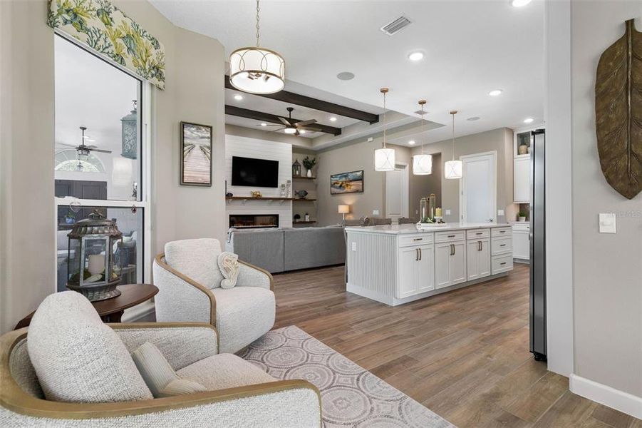 Furnished interior view inside a new home in Toscana, Palm Coast (Image 31).