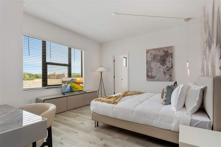 Furnished interior view inside a new home in , Kissimmee (Image 40).
