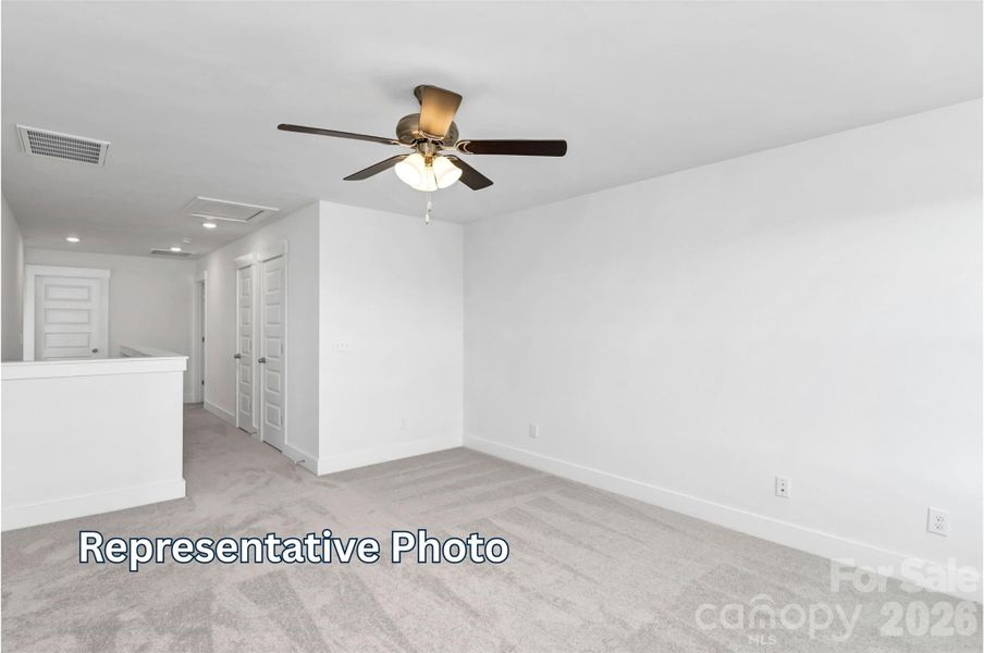 Spacious, unfurnished interior of a new home in Caldwell Forest, Charlotte (Image 12).