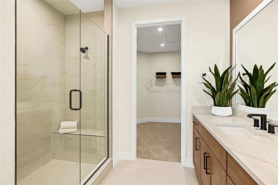 Furnished interior view inside a new home in Wellen Park, Venice (Image 9).