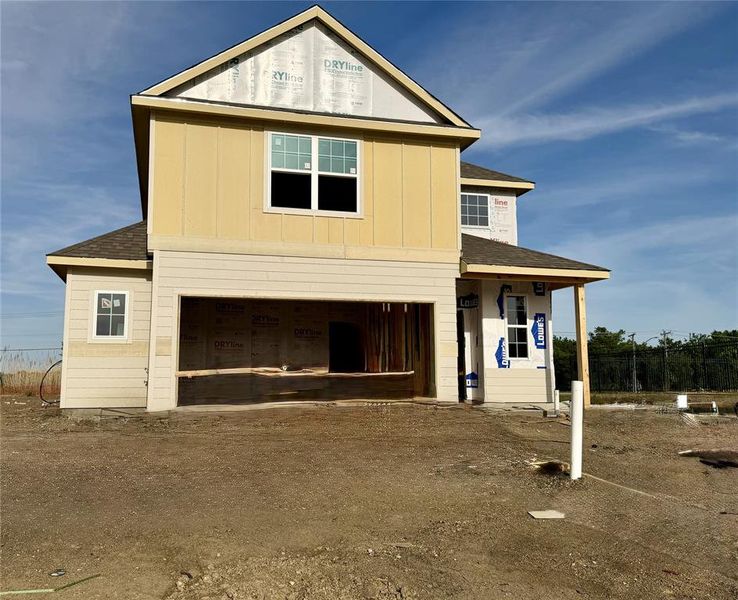 In-progress construction of a new home in Hanna Ranch, Fort Worth, TX (Image 29).
