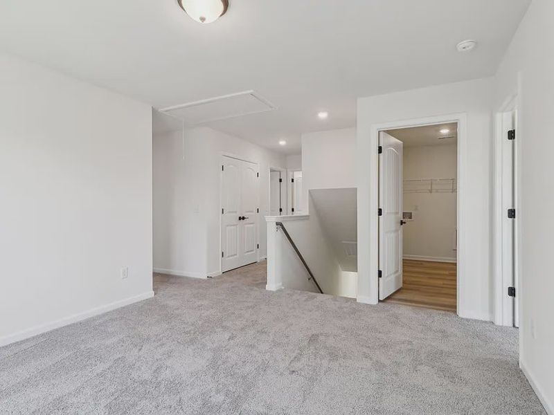 Spacious, unfurnished interior of a new home in Providence Station at Trolley Run, Aiken (Image 10). Spacious, unfurnished interior of a new home in Providence Station at Trolley Run, Aiken (Image 10).
