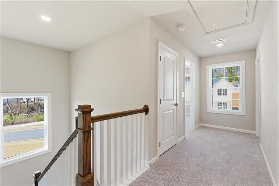 Spacious, unfurnished interior of a new home in Lakeside at Great Sky, Canton (Image 28).