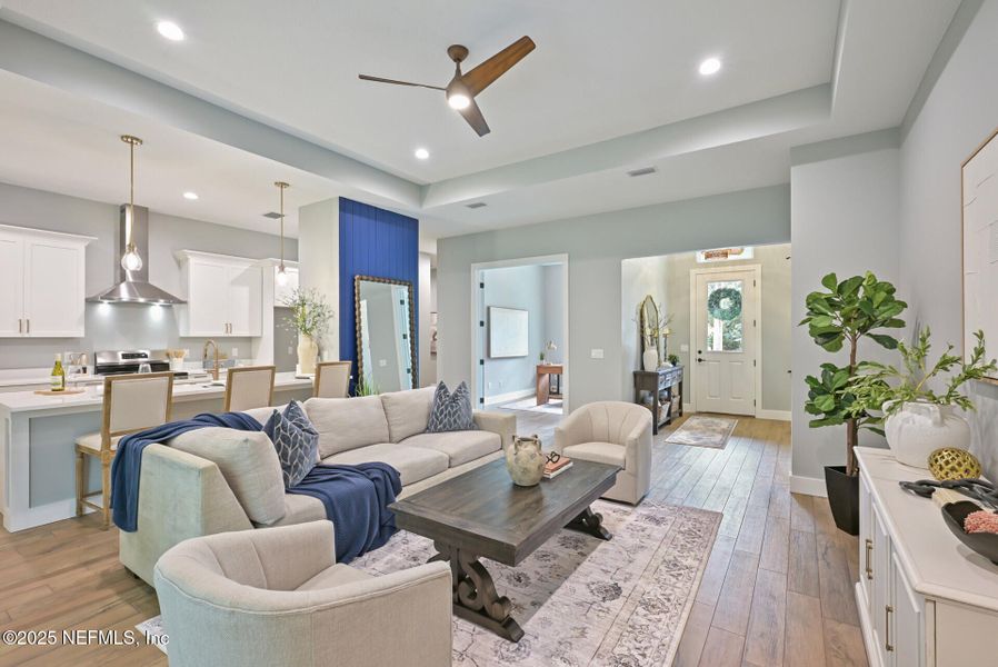 Furnished interior view inside a new home in , Jacksonville (Image 11).