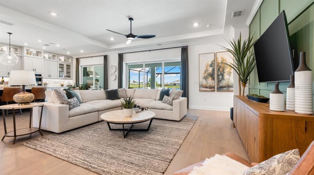 Furnished interior view inside a new home in Skye Ranch Community Group Page, Sarasota (Image 12).