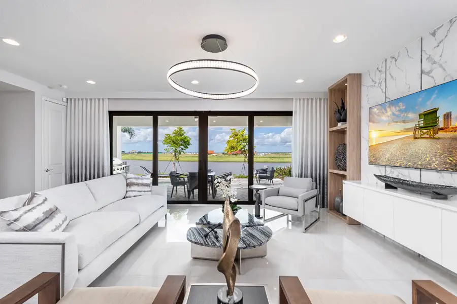 Representative furnished interior of a home built from the Costa by GL Homes in Valencia Parc at Riverland, Port St. Lucie (Image 12).