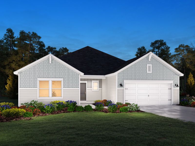 Representative exterior photo of a completed home built from the Kensington by Meritage Homes in Clear Pond - The Coastline Series, Myrtle Beach, SC (Image 17). Representative exterior photo of a completed home built from the Kensington by Meritage Homes in Clear Pond - The Coastline Series, Myrtle Beach, SC (Image 17).