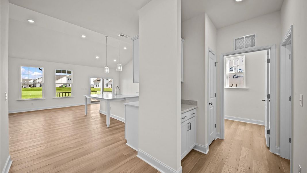 Furnished interior view inside a new home in Weavers Pointe, Zebulon (Image 7).