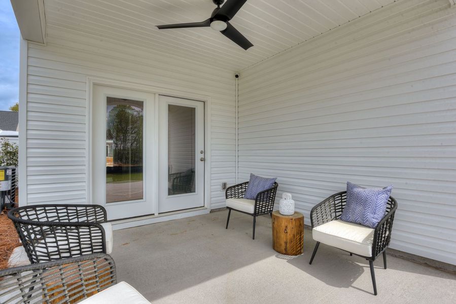 Rear Covered Patio