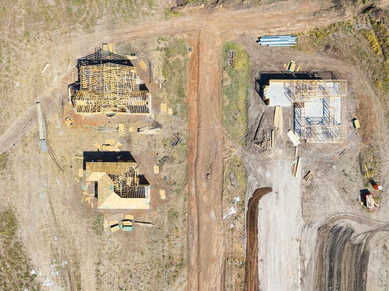 Site preparation for new homesites in , Early (Image 15).