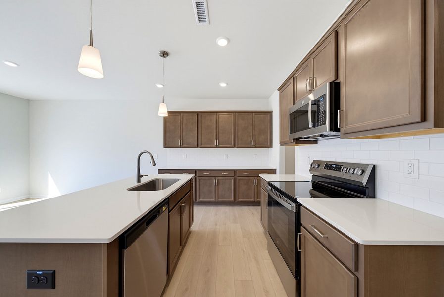 Furnished interior view inside a new home in Sweetbrier, Durham (Image 9).