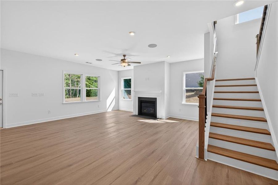 Spacious, unfurnished interior of a new home in Riversprings, Dacula (Image 23).