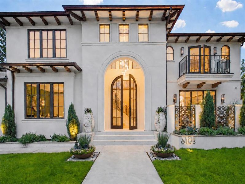 A Modern Mediterranean Masterpiece filled with bespoke architectural details