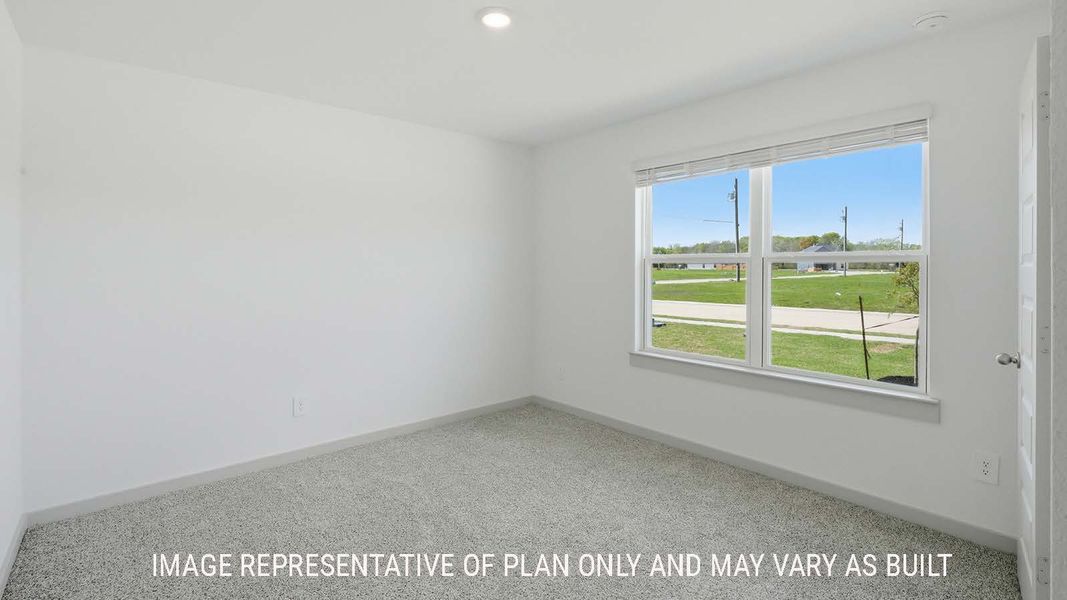 Representative unfurnished interior of a home built from the Kingston by D.R. Horton in China Grove, China (Image 25).