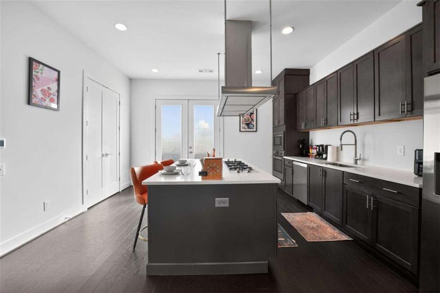 Furnished interior view inside a new home in , Atlanta (Image 13). Furnished interior view inside a new home in , Atlanta (Image 13).