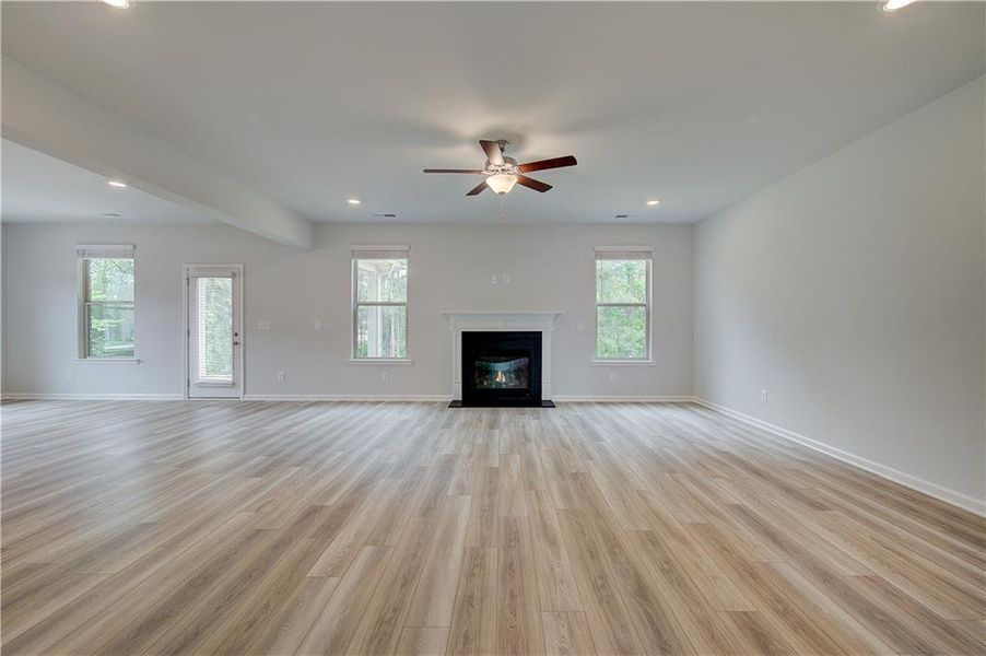 Spacious, unfurnished interior of a new home in Cambria at Traditions, Hampton (Image 34).
