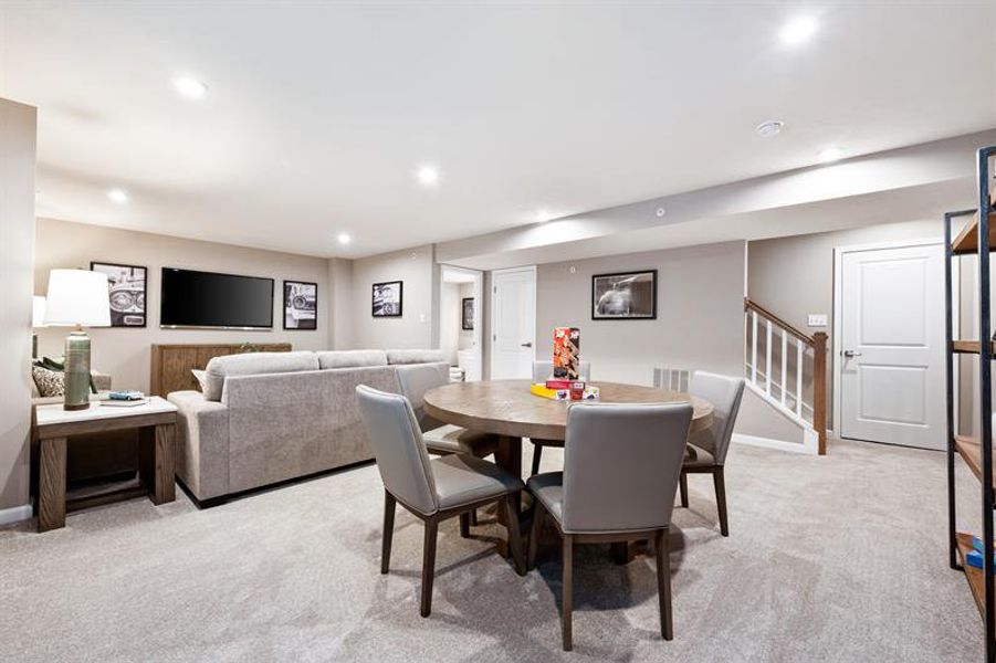 Representative furnished interior of a home built from the Rosecliff by Ryan Homes in Afton Arbors, Charlotte (Image 18).