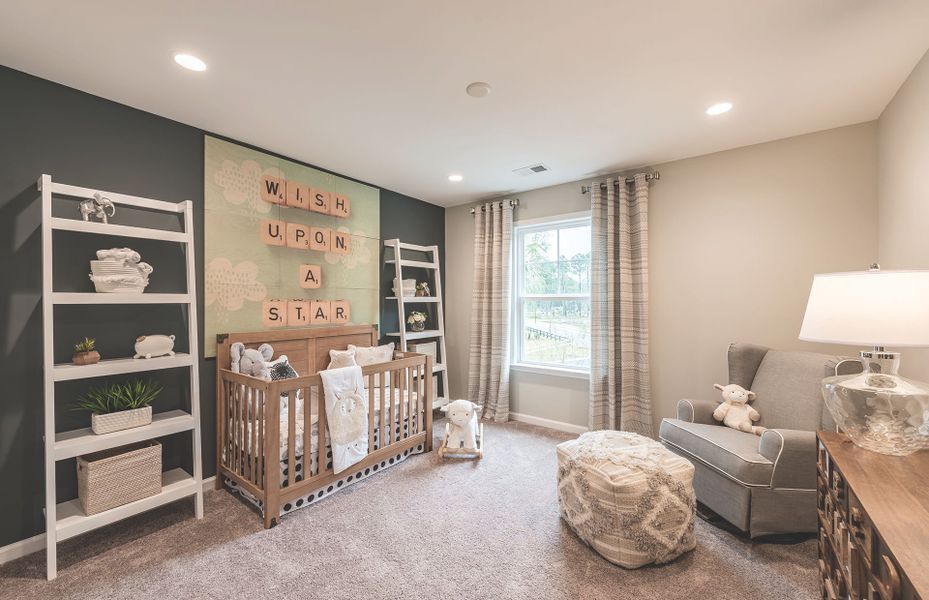 Turn one of the secondary bedrooms into a nursery