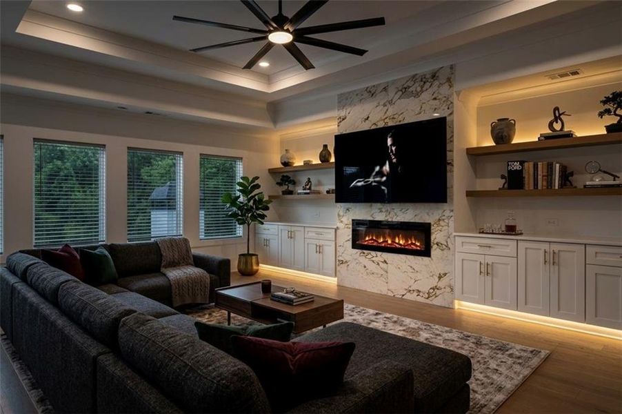 Furnished interior view inside a new home in , Bethlehem (Image 45).
